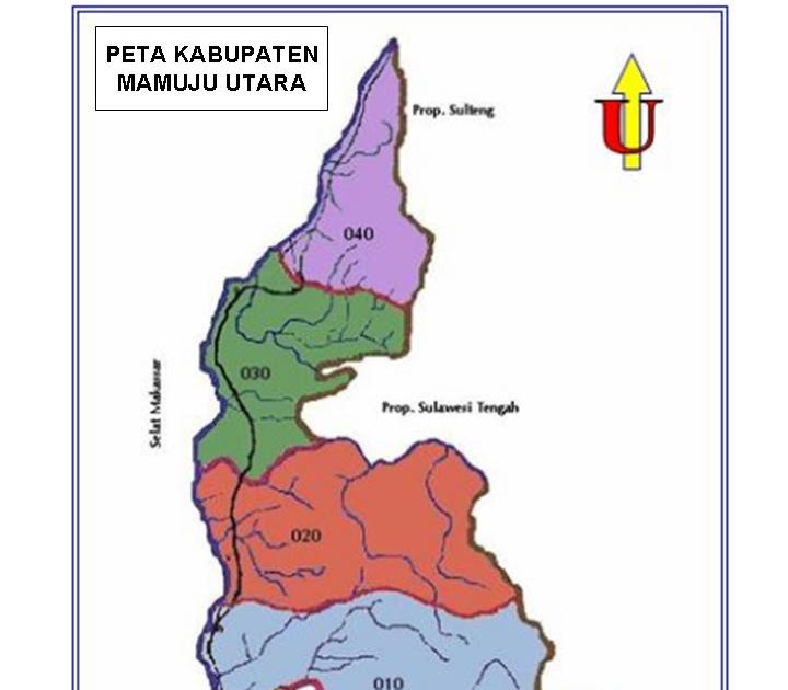 Peta Kabupaten Gorontalo Utara